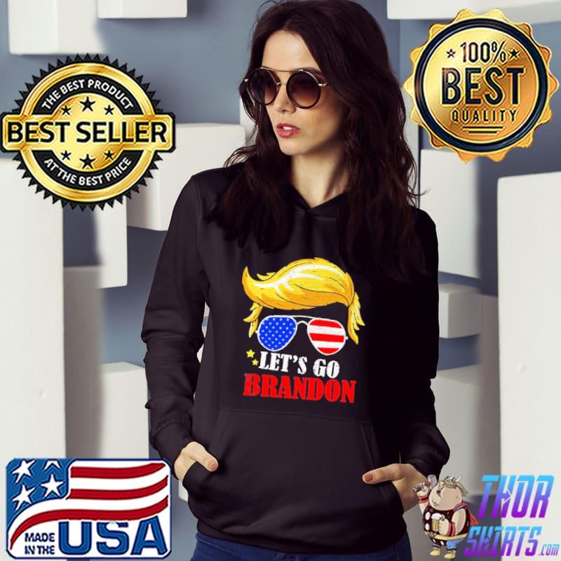 Let’s Go Brandon Joe Biden Chant Impeach Biden America Flag Shirt Hoodie