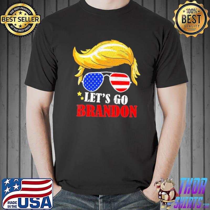 Let’s Go Brandon Joe Biden Chant Impeach Biden America Flag Shirt