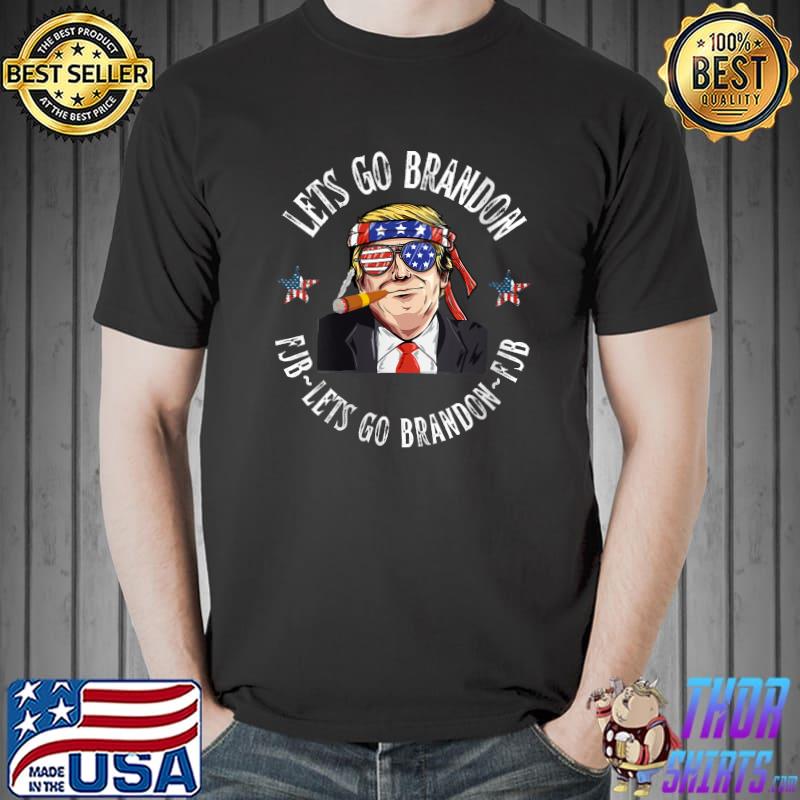 Lets Go Brandon Let's Go Brandon Us Flag Colors Trump T-Shirt Unisex