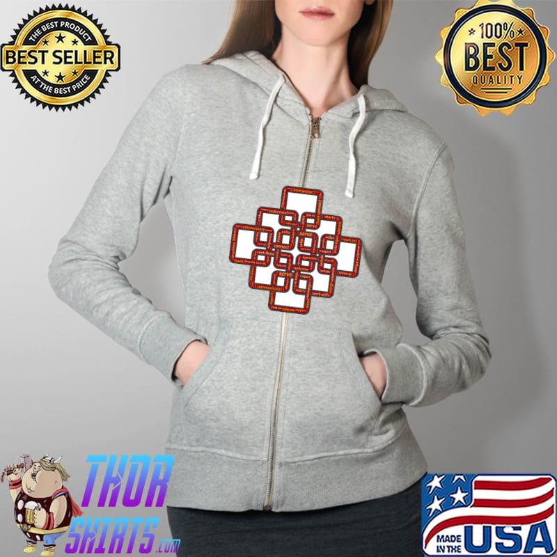 Linked SUSA Custom T-Shirt Full Zip Hooded