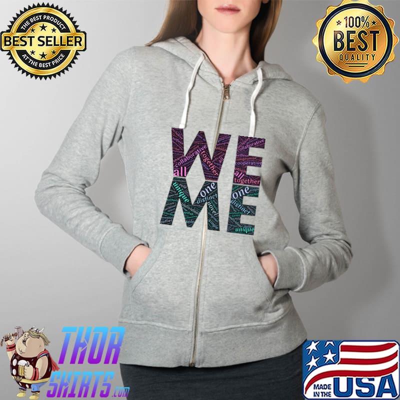Linkedin We ME SUSA Custom T-Shirt Full Zip Hooded