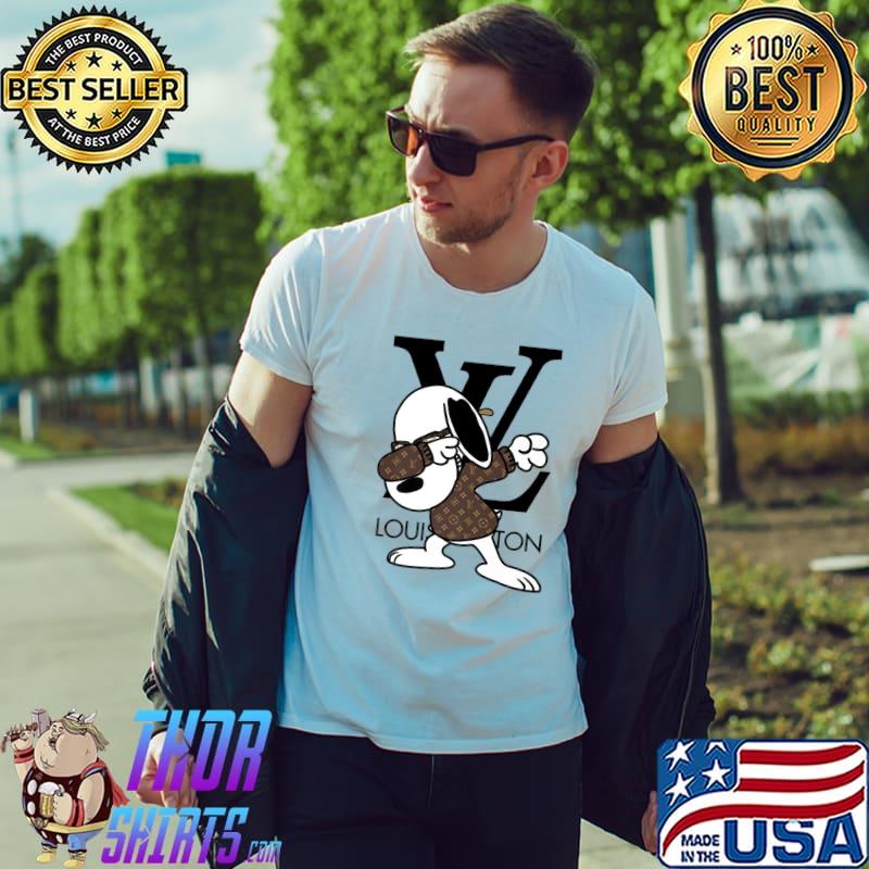 Parody Louis Vuitton Snoopy Dabbing T-shirt On Sale