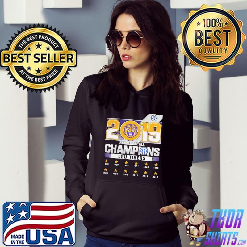 Lsu Tigers Sec football 2019 champions s Hoodie