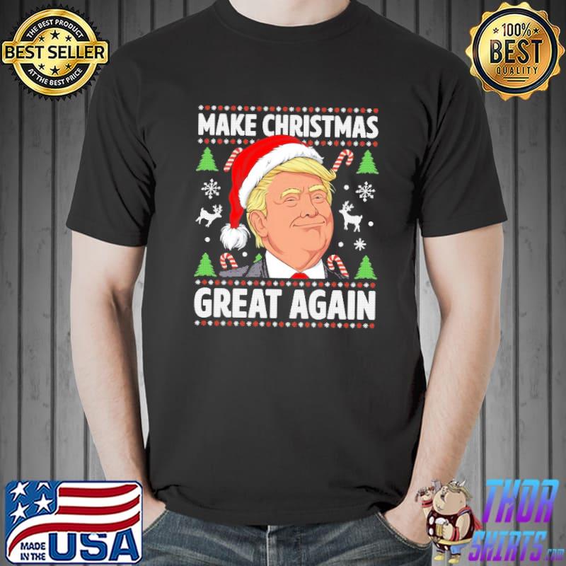 Make Christmas Great Again Trump Ugly Christmas Shirt