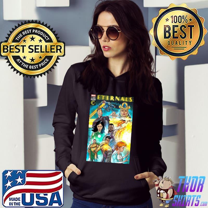 Marvel Eternals Galactic Group Shot Comic Shirt Hoodie