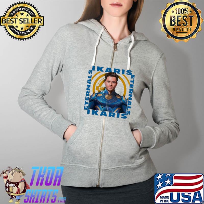 Marvel Eternals Ikaris Shirt Full Zip Hooded