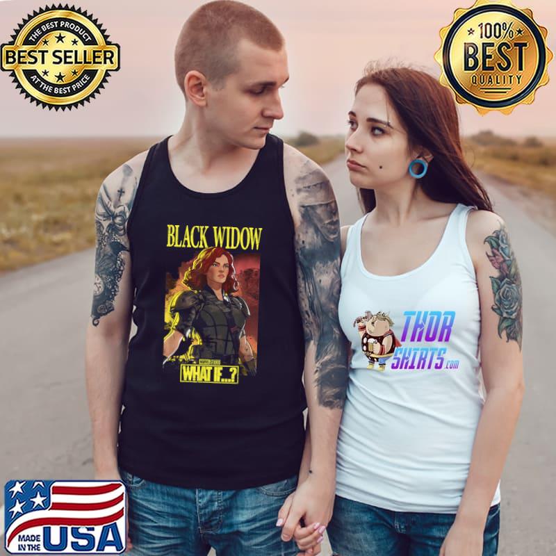 Marvel What If Black Widow Stoic Pose Portrait T-Shirt Tank Top