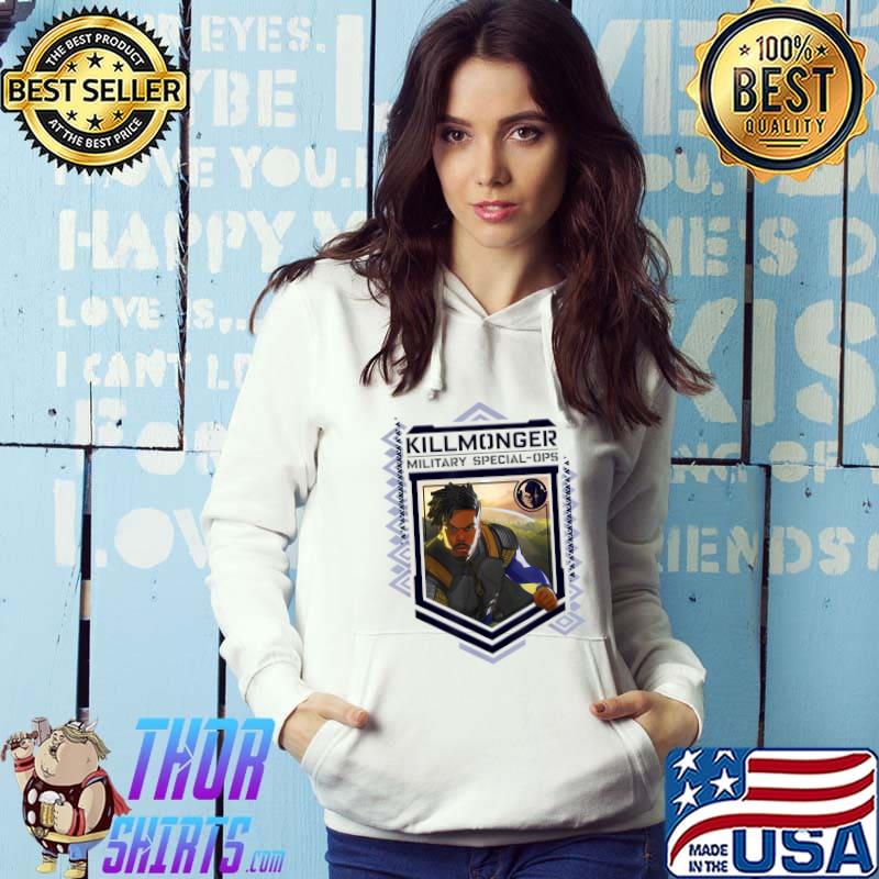 Marvel WHAT IF… Killmonger Military Special-Ops T-Shirt Hoodie