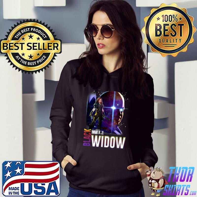 Marvel What If The Watcher Black Widow Galactic Poster T-Shirt