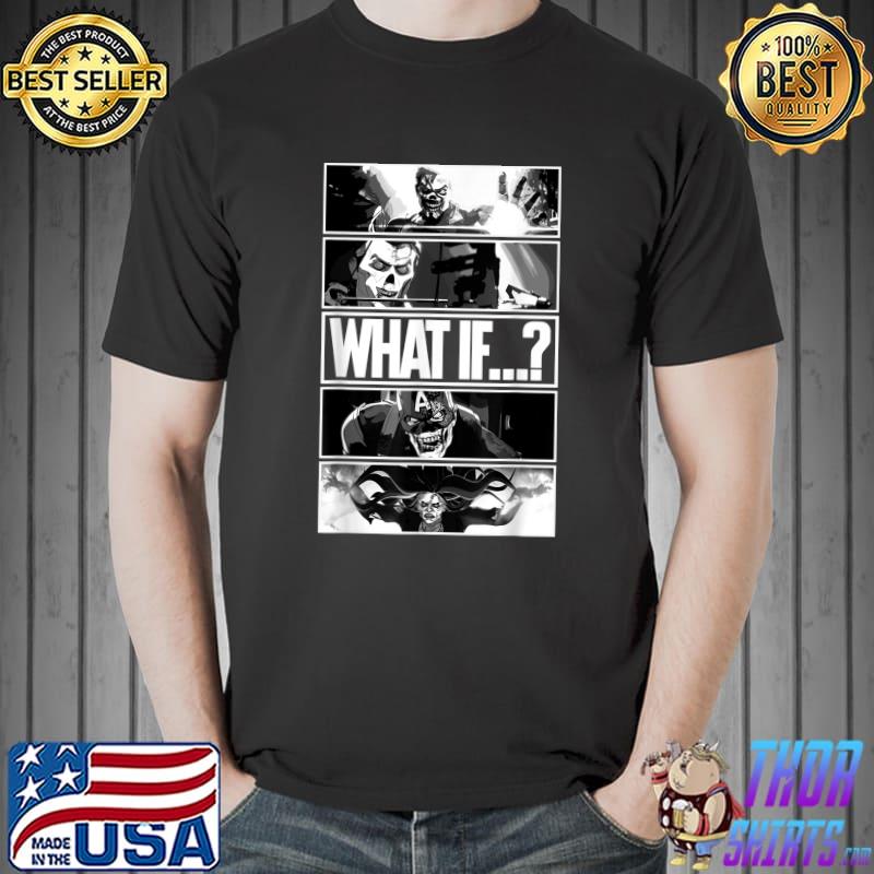 Marvel WHAT IF… Zombie Grid T-Shirt Unisex