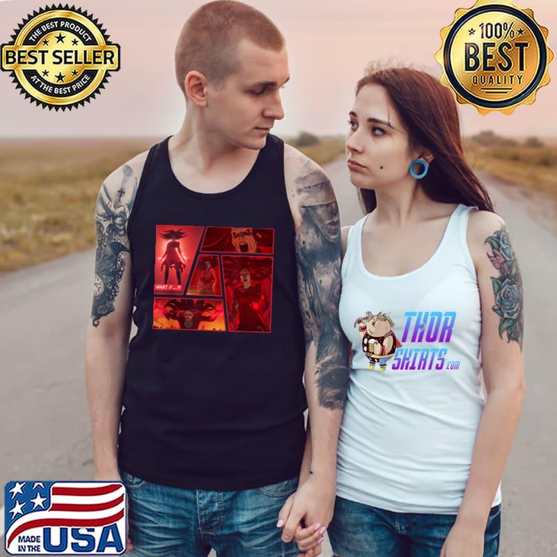 Marvel WHAT IF… Zombie Wanda Maximoff Panel T-Shirt Tank Top