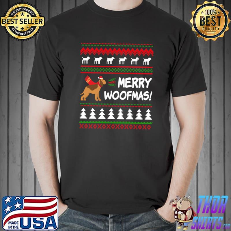 Merry Woofmas! I Christmas Pet Dogs T-Shirt Unisex