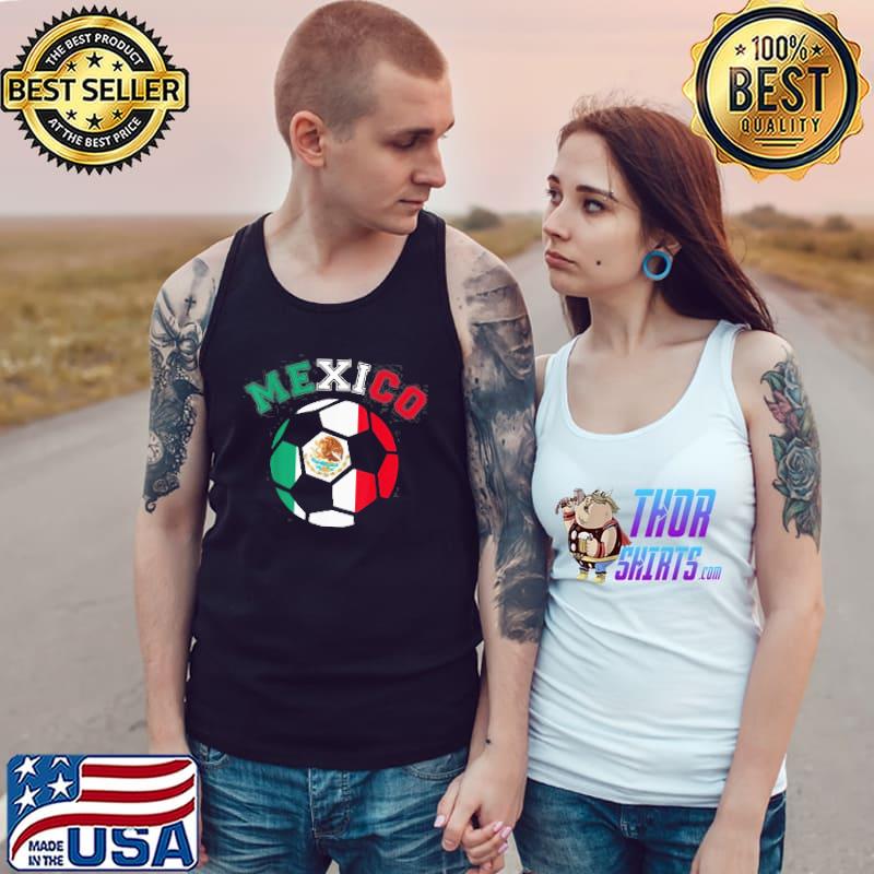 Mexican Soccer Futbol Football Mexico Flag Shirt Tank Top