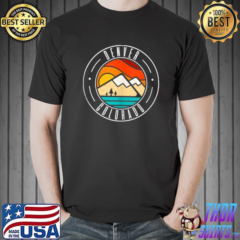 Minimalist Outdoors Denver Colorado CO T-s Unisex