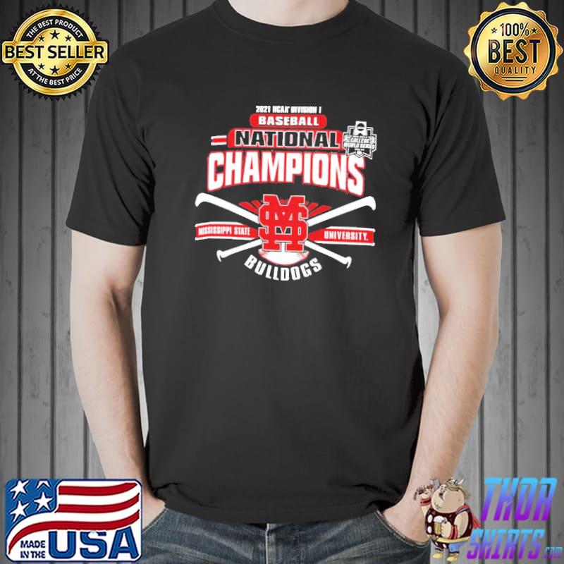 Mississippi State Bulldogs Champion 2021 NCAA Men’s Baseball College World Series Champions Unisex