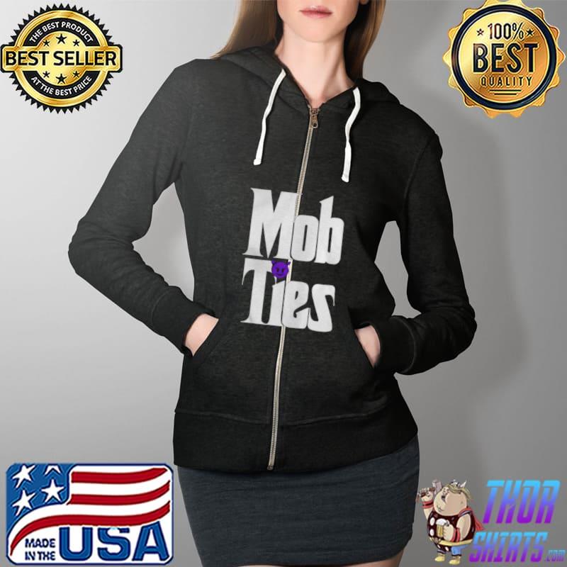 Mob Ties T-s Full Zip Hooded