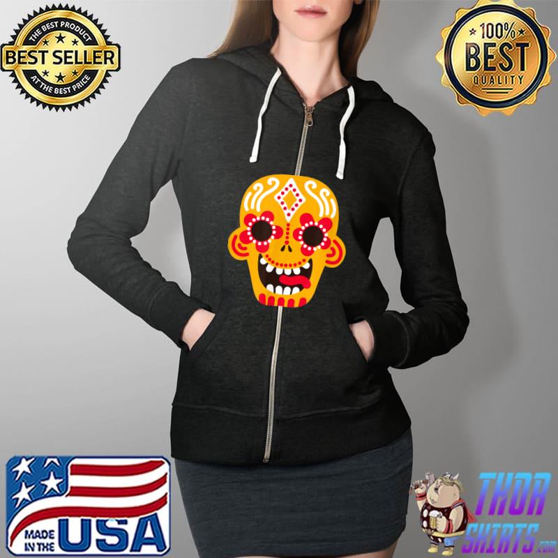 Numb Skull - Dia de Muertos - Sugar Skull T-Shirt Full Zip Hooded