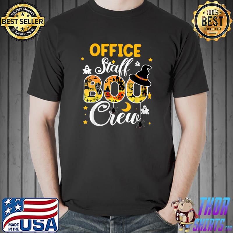Office Staff Boo Crew Funny Halloween Matching Costume T-Shirt Unisex