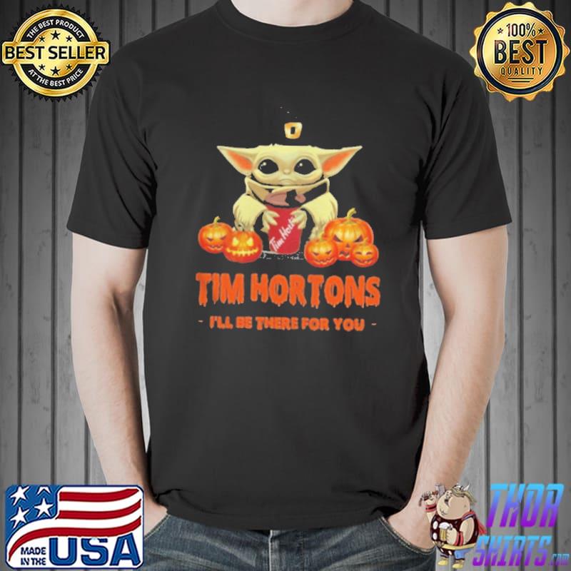 Official Baby Yoda Witch Hat hug Tim Hortons I’ll be there for You halloween s Unisex