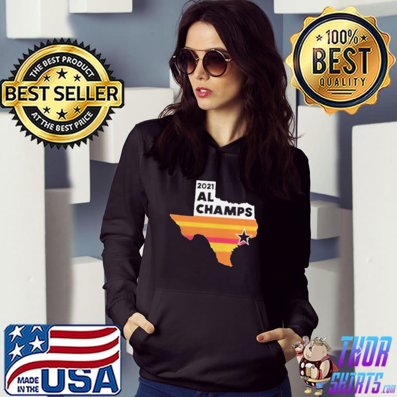 Official Houston Astros 2021 Al Champ Map Retro Vintage Shirt