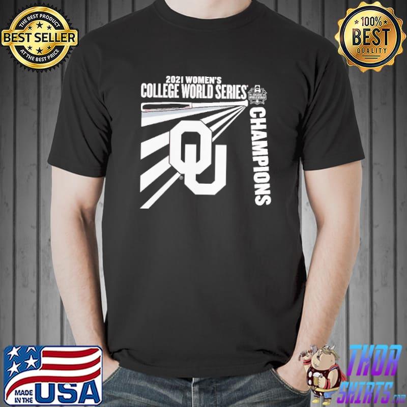 Oklahoma Sooners Fanatics Branded 2021 NCAA Softball Women’s College World Series Champions Schedule Shirt Unisex