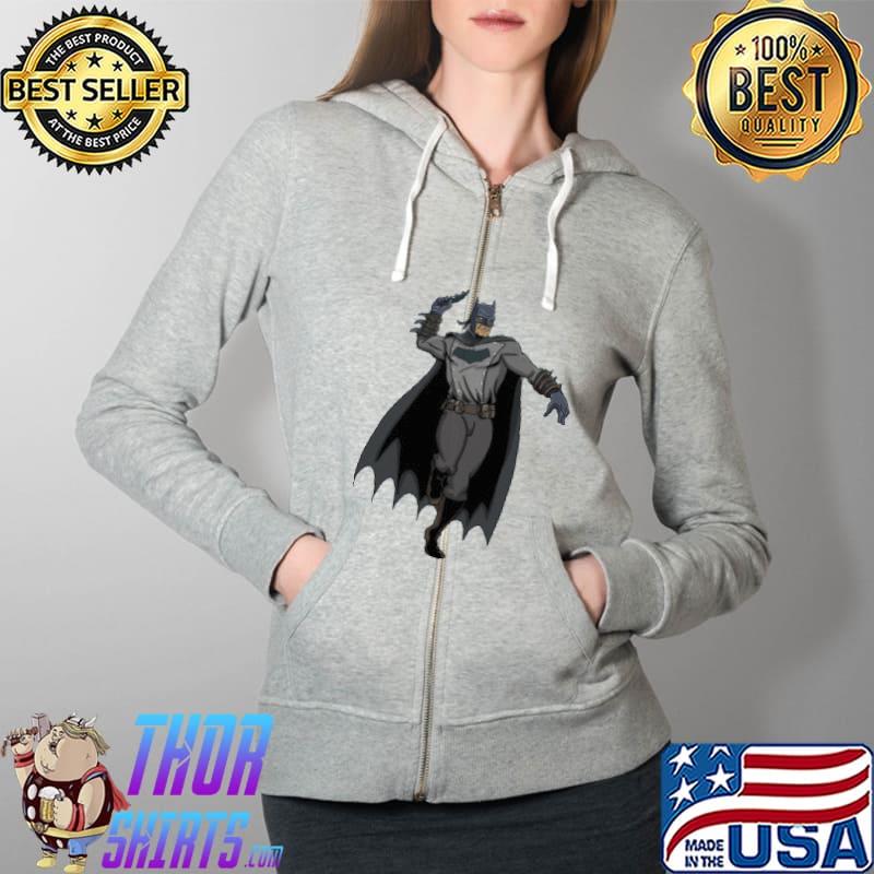 Old West Batman T-Shirt Full Zip Hooded