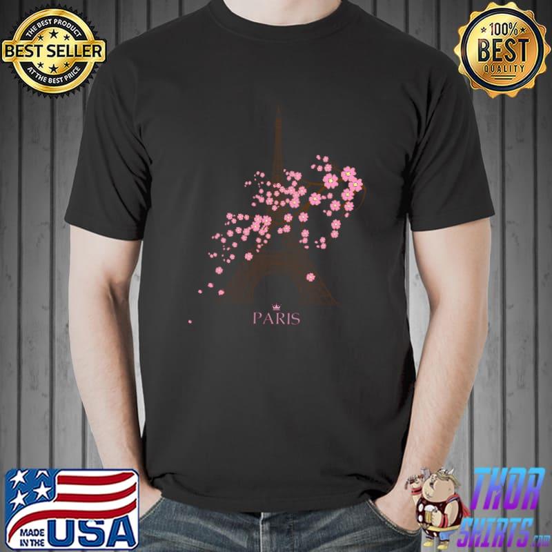 Paris Eiffel Tower the sign of Love France Parisian Home T-Shirt