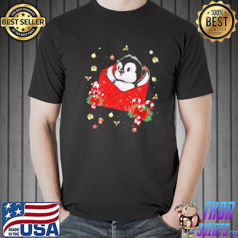 Penguin Letter From Santa Christmas Shirt Unisex