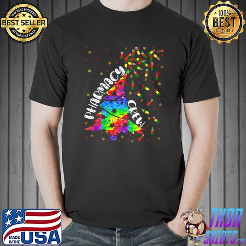 Pharmacy Christmas Crew Funny Xmas Pharmacist T-shirt