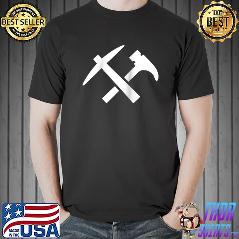 Pickaxe And Hammer Raglan Baseball T-s Unisex