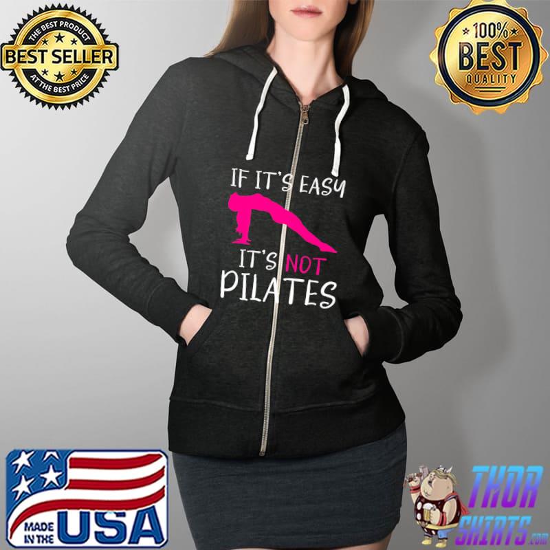 Pilates Instructor Funny Trainer Teacher Premium T-Shirt Full Zip Hooded