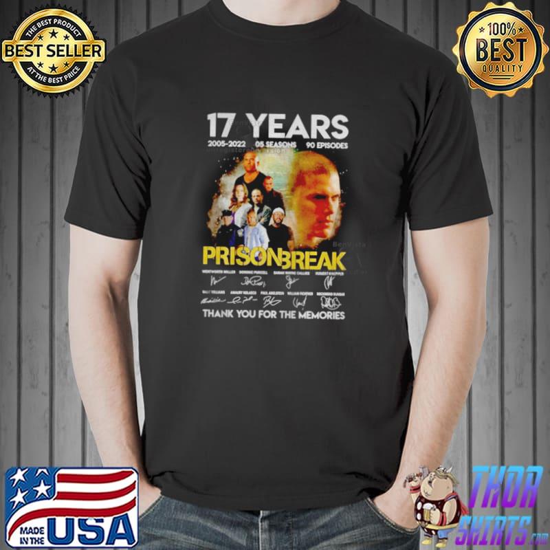 Premium prison Break 17 years thank you for the memories signatures s Unisex