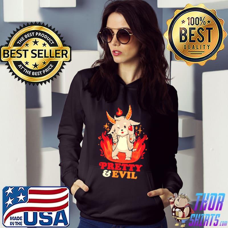 Pretty and Evil Cute Evil Creepy Baphomet s Hoodie