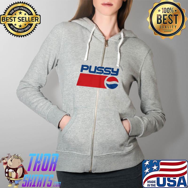 Pussy Pepsi Logo s Full Zip Hooded