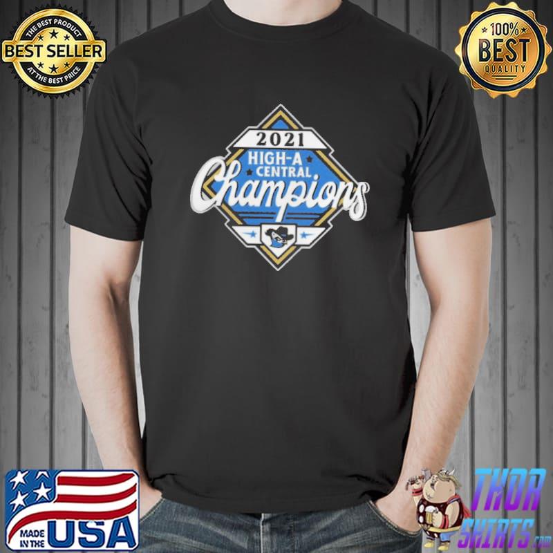 Quad Cities River Bandits High A central 2021 Championship T-Shirt Unisex