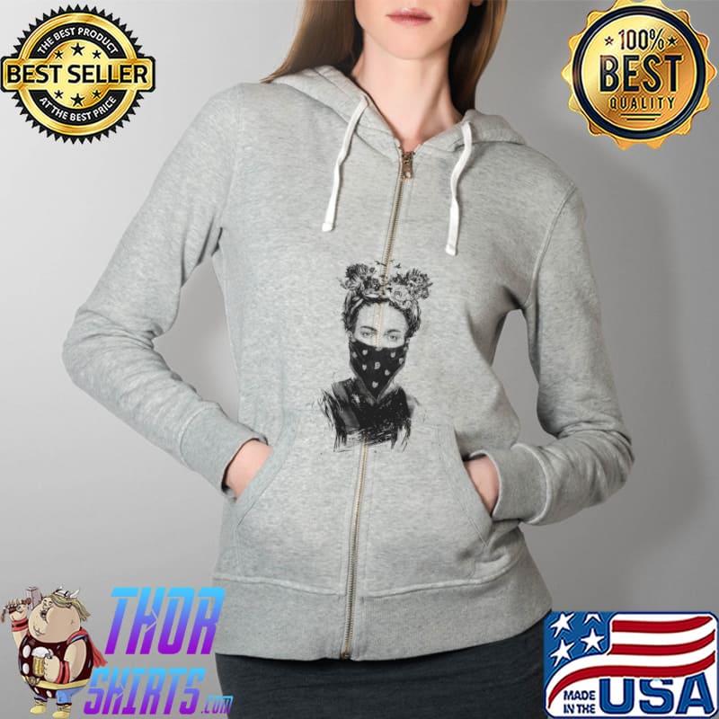 Rabel Girl Flower Shirt Full Zip Hooded