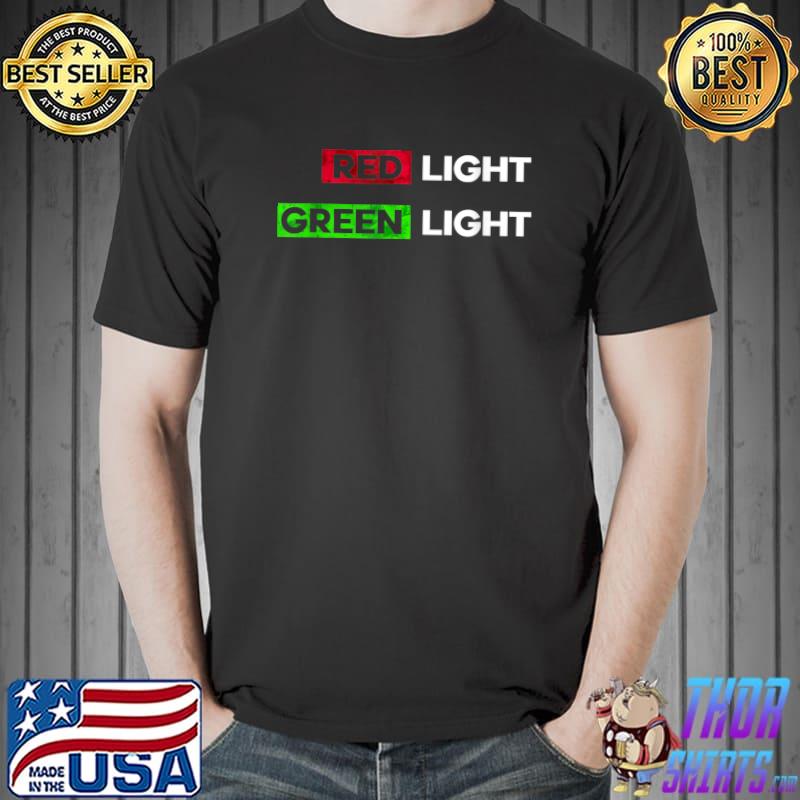 Red Light Green Light Traditional Game Design T-Shirt