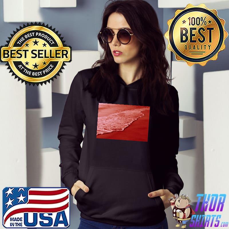 Red Ocean Water And Sand Shirt