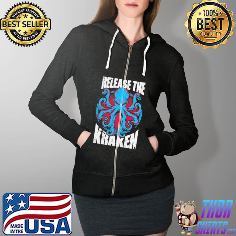 Release The Kraken Shirt Full Zip Hooded