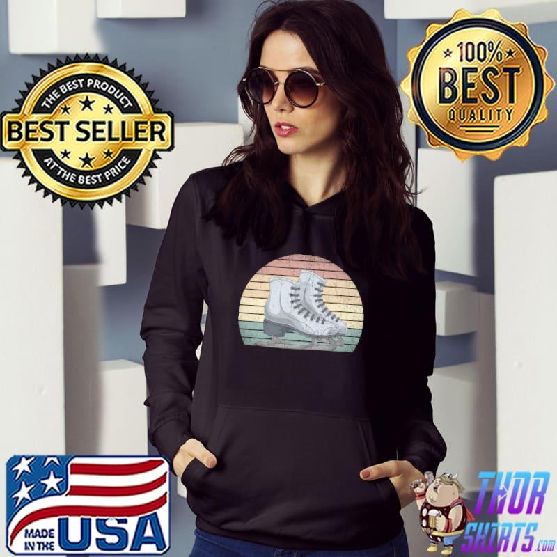 Retro Ice Skating vintage T-s Hoodie