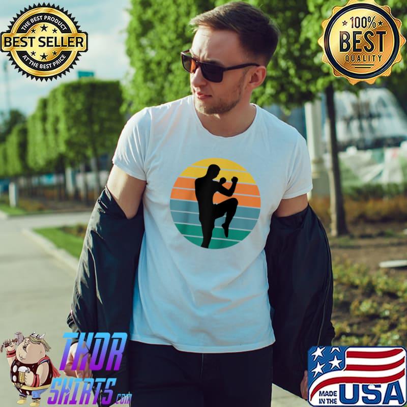 Retro Vintage Mixed Martial Arts MMA Karate Taekwondo Raglan Baseball T-shirt