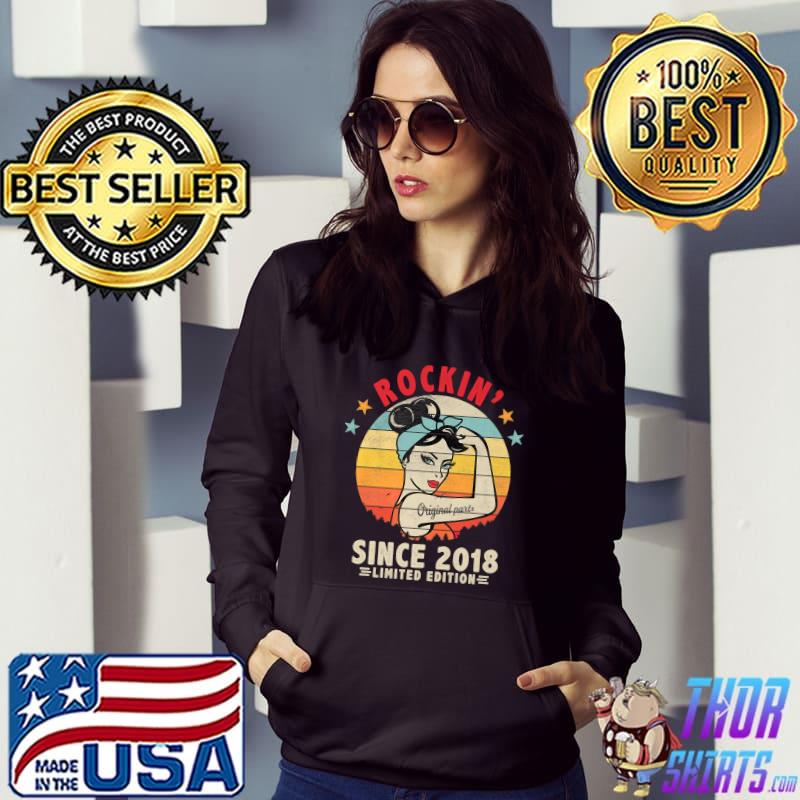 Rockin' Since 2018 3rd Birthday Retro 3 Yrs Old Men Women Premium T-Shirt