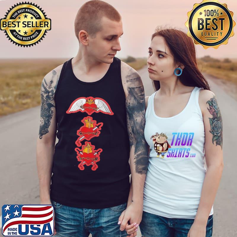 Sacred Jesus Heart Christmas Cross XMas Christian Shirt Tank Top