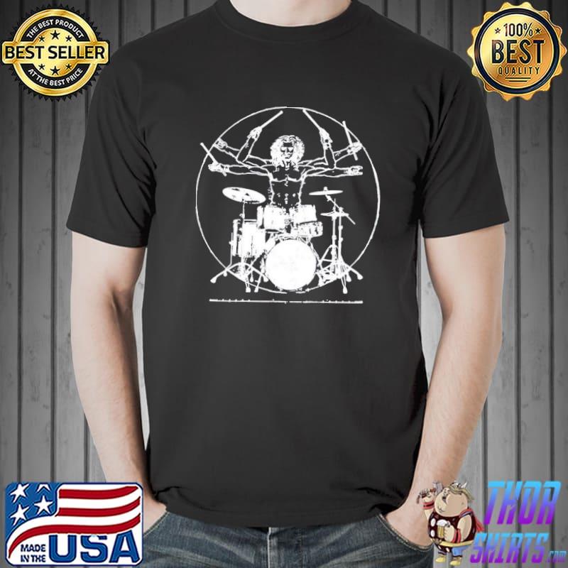 Saying Vintage Drums Drummer Shirt Unisex