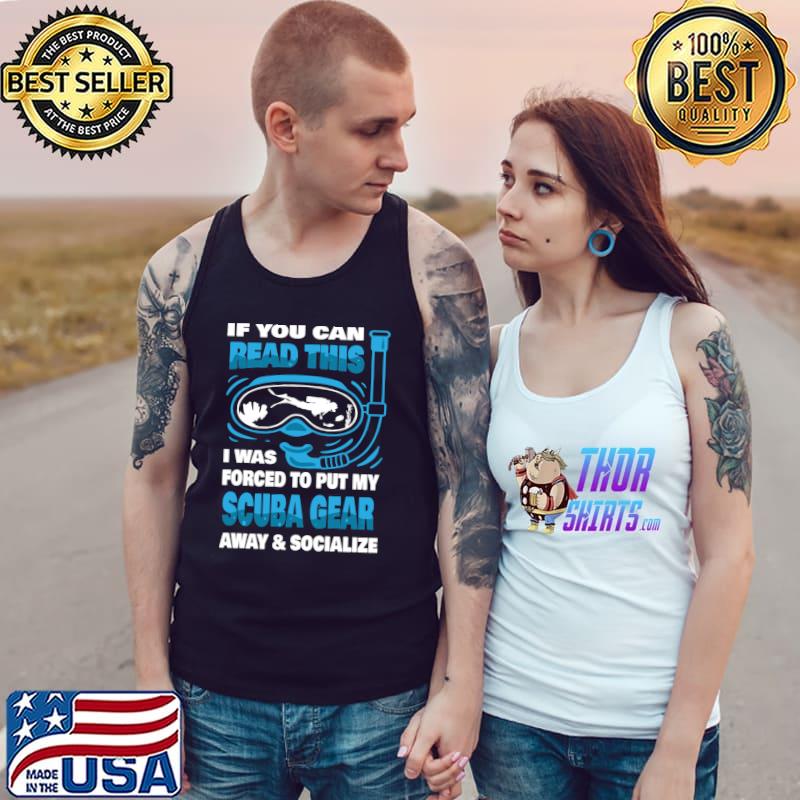 Scuba Gear Snorkeling Underwater Diving Divers Scuba Diving T-Shirt Tank Top