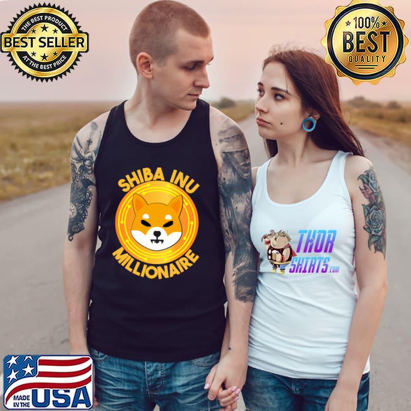 Shiba Coin Millionaire Shib Crypto HODL Shiba Inu Token T-s Tank Top