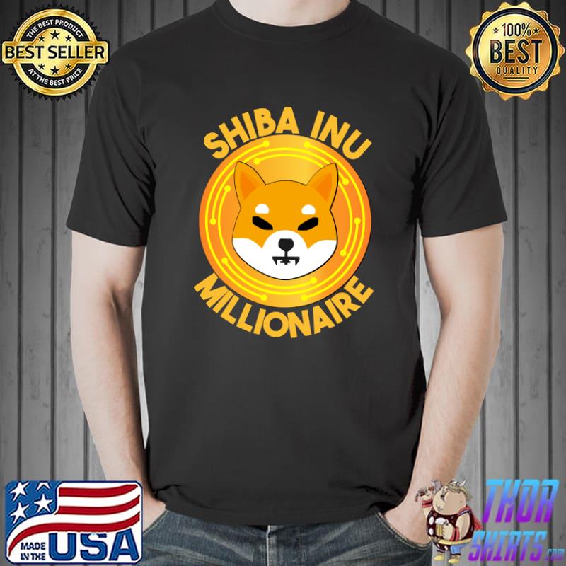 Shiba Coin Millionaire Shib Crypto HODL Shiba Inu Token T-shirt
