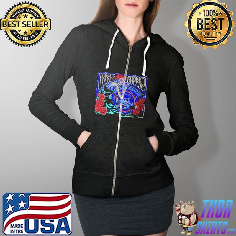 Skeleton and roses Raising The Dead s Full Zip Hooded