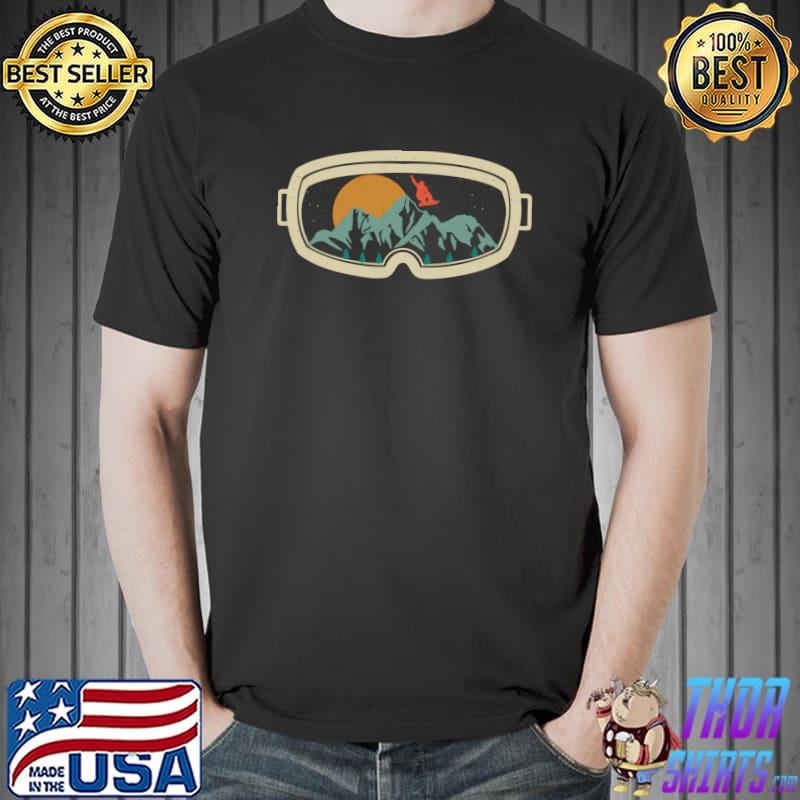 Ski & Snowboard Goggles Snowboarding T-shirt