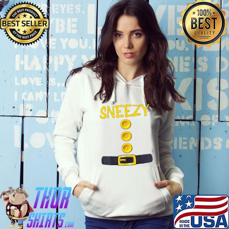 Sneezy Dwarf Halloween Costume Color Matching Gifts Idea T-Shirt